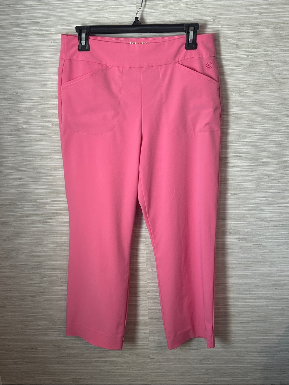 Lilly Pulitzer Luxletic Alston Cropped Golf Pants Women's Size 8 Pink Activewear